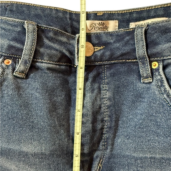 Royalty For Me Blue Denim High Rise Skinny Jeans, size 14 - Picture 7 of 13
